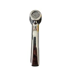 Polished Chrome Metal Garlic Press Manual Kitchen Mincer Tool Silver‎ Heavy Duty